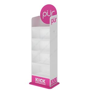 Étagère de présentation au sol en plastique multicouche pour la promotion de chewing-gum et de snacks - Product Image 2