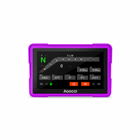 Écran GPS pour moto Aoocci 7 pouces, sans fil, CarPlay, Android Auto, DVR, caméra arrière, TPMS, navigation étanche
