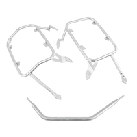 MOSPEED Moto Acier Inoxydable 12L Porte-Bagages Latéral Cadre Sacoche Selle Top Case Arrière pour R1200GS R1250GS Adv