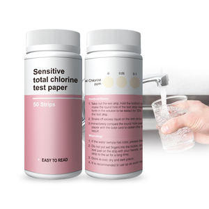O teste do cloro <span class=keywords><strong>total</strong></span> alto da água sensível tira jogos rápidos do teste do cloro <span class=keywords><strong>total</strong></span> da água potável - Product Image 1