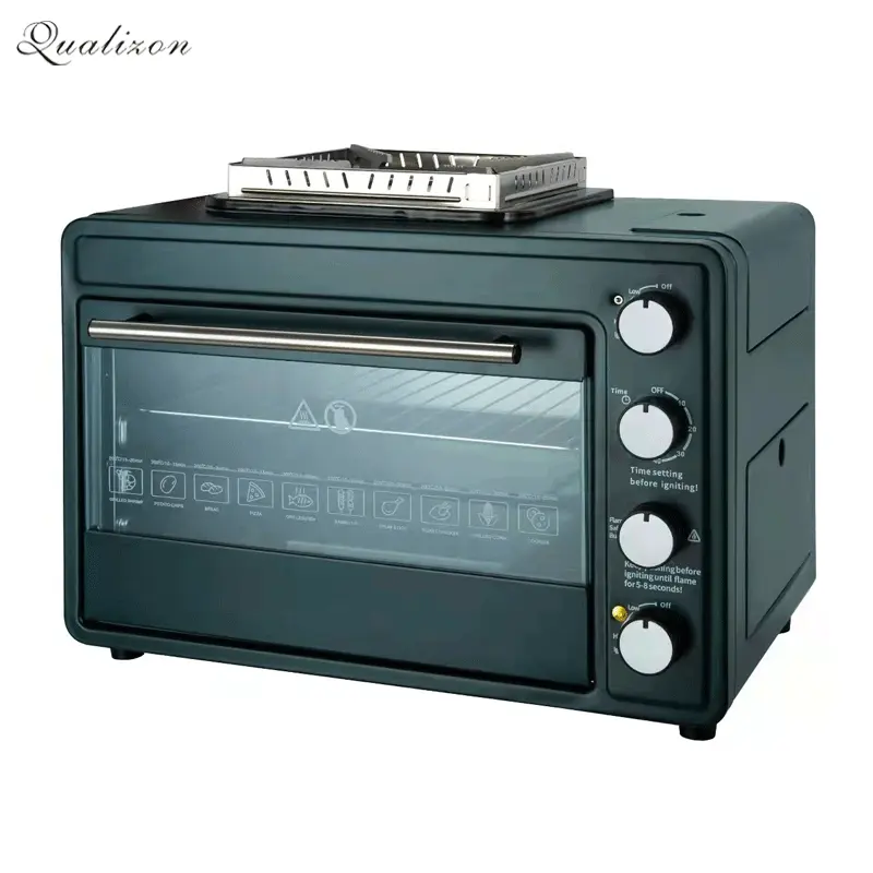 Home Multifunctional Outdoor Gas Pizza 2-in-1 Cassette Portable Small Baking Oven