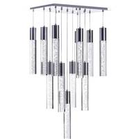 Lustre suspendu moderne personnalisable pour escalier à haut plafond, cristal, escalier, luxe, longs lustres