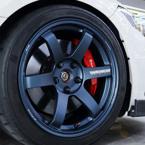 กระทะล้อรถสปอร์ต <span class=keywords><strong>TE37</strong></span> แบบเว้า 6 ก้าน <span class=keywords><strong>5</strong></span> <span class=keywords><strong>รู</strong></span> ขนาดสั่งทำพิเศษ สีดำ <span class=keywords><strong>20</strong></span> นิ้ว 5x114.3 ล้อฟอร์จ สำหรับรถนิสสัน GT-R - Product Image 2