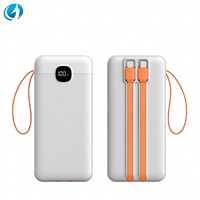Hochkapazitäts-Powerbank 30000mAh mit USB-C und Micro-USB-Anschlüssen, 2-in-1 Schnellladegerät Typ-C, Tragbare Energiebank für Outdoor-Aktivitäten