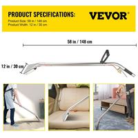 Buse de pulvérisation à jet plat haute pression série Veejet en acier inoxydable SS304, embout de remplacement standard pour l'embout d'aspiration d'extracteur de tapis et le detailing automobile
