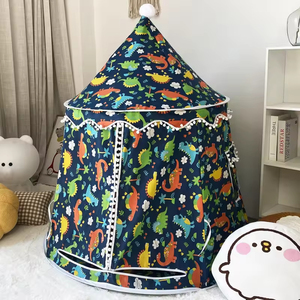 <span class=keywords><strong>Tente</strong></span> de jeu portable pour enfants en forme de yurte rose étoilée, château de princesse, taille <span class=keywords><strong>king</strong></span>, <span class=keywords><strong>tente</strong></span> de jeu pop-up unisexe pour bébé - Product Image 4