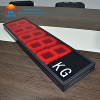 Affichage numérique à tube à segments de 10 pouces pour extérieur, grand format, protocole Modbus-RTU, 4 bits, RS485, étanche