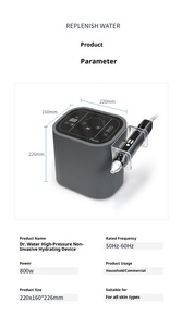 Appareil de mésothérapie Hydra, système d'infusion par microcanaux, crème oxygénante pour la réduction des rides, rajeunissement de la peau, dermabrasion - Product Image 5