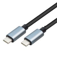 Cable de Datos USB 3.0 Tipo C con Malla de Algodón Trenzada, Carcasa de Aluminio, Múltiples Longitudes, Carga Rápida, para Teléfono y Tableta
