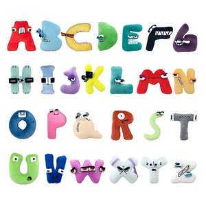 Set di 26 Peluche Alpha all'Ingrosso, Giocattoli Educativi Prescolare, Regali per Compleanni e Festività per Bambini - Product Image 2