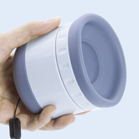 Bouteille d'eau et gamelle 2-en-1 en silicone pour animaux de compagnie, ensemble portable pour la promenade quotidienne des chiens et l'hydratation en déplacement