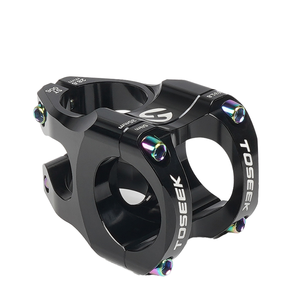 Tige de guidon de vélo VTT personnalisable en usine, accessoires VTT XC/AM, tige courte en alliage d'aluminium, OEM ODM - Product Image 1