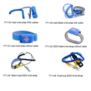 Maßgefertigtes ESD-Handgelenkband Elastisches Antistatik-Armband Verstellbares Antistatik-Armband Erdungskabel ESD-Handgelenkband - Product Image 2