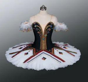 Costume da balletto arlichinade personalizza adulti classico professionista arlecchino ballerine milioni di clown <span class=keywords><strong>Tutu</strong></span> di un pezzo - Product Image 1
