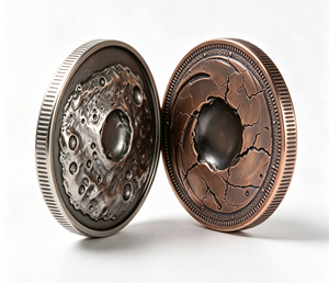 Marcador de Pelota de Golf de Metal con Logotipo Personalizado, Moneda Grabada con Forma de Donut, Recuerdo Duradero para Club de Golf y Regalos Empresariales - Product Image 2