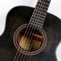 Hot in Stock Deviser Guitar 36 Inch LS-130TBK Matte Good Quality Acoustic Guitar for Beginners for Wholesale