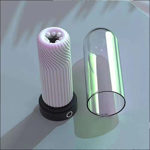 Hot Selling Masturbation Cup Hands-Free Male Toy Skin-Friendly Material Easy Clean <b>Vibration</b> Function Customizable Color for - Product Image 5