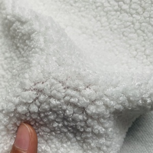 100% Polyester Teddy Velours Tissu Sherpa Polaire <span class=keywords><strong>Utilisation</strong></span> pour Canapé Couverture Maison Textile Meubles Ensembles Jouet Costumes - Product Image 3
