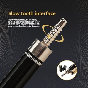 Queue de billard Storm Maple 1/2 Split, pointe fine noire, pour billard américain Black <span class=keywords><strong>8</strong></span>, pointe large, pour billard chinois Black <span class=keywords><strong>8</strong></span>, 11.5, et billard à neuf boules - Product Image 5