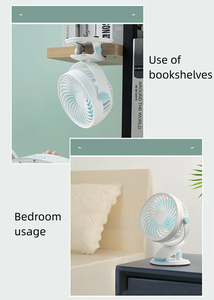 YD0544 ventilateurs pliables accrochables extérieur oscillant <span class=keywords><strong>Auto</strong></span> Portable Rechargeable Usb bébé poussette monsieur bureau Clip ventilateur - Product Image 5