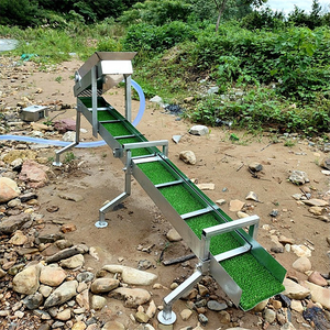 2 इंच पोर्टेबल 220v गैसोलीन-संचालित स्टील सोने की पैनिंग मशीन आउटडोर खनिज विभाजक उपकरण 2-3 टी/दिन स्क्रीनिंग चुटी - Product Image 2