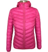 Veste d'hiver coupe-vent légère et respirante pour femme, idéale pour les sports de plein air, avec fermeture éclair et capuche – Vente en gros