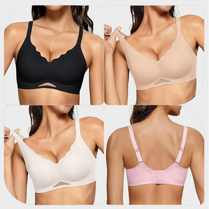 <span class=keywords><strong>Soutien</strong></span>-<span class=keywords><strong>gorge</strong></span> sans couture en maille douce et confortable, style sexy à col en V, avec bandes de gel <span class=keywords><strong>push</strong></span>-<span class=keywords><strong>up</strong></span> sculptées en forme de W pour un effet liftant - Product Image 3