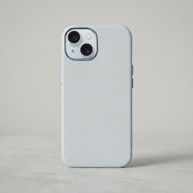 Saffiano Leather for iPhone Case White and Black 13 and Above Diy Aesthetic Phone Cases