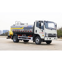 Camion-citerne à eau DONGFENG 4X2 5000L à 2 essieux, camion d'arrosage pour l'assainissement municipal