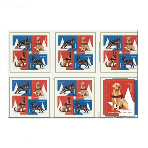 Etichette Postali Americane Personalizzate, Adesivi per Cani da Lavoro 2019, 100 Pezzi, Etichette Postali Permanenti in Bulk - Product Image 4