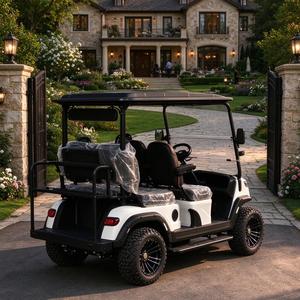 Carrito de Golf de 4 Plazas con Batería de Litio, Buggy Eléctrico Todoterreno para Transporte en Zonas Turísticas - Product Image 1