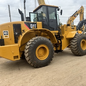 รถตักล้อยาง CAT 966L มือสอง เครื่องยนต์ Caterpillar รับน้ำหนักได้ 9 ตัน สีเหลือง อุปกรณ์ก่อสร้างสำหรับงานดิน - Product Image 4