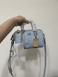 Nanfeng 2025 nữ bạch kim màu xanh biển gối túi đơn xử lý đa năng thời trang Crossbody Vai Túi Xách Polyester - Product Image 5