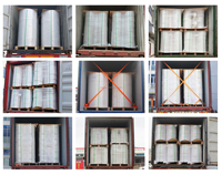 PP clair Facestock Film de revêtement transparent auto-adhésif en polyéthylène PP clair autocollant Jumbo rouleaux d'étiquettes
