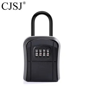 CH-807L Factory Direct Sale Key Hide Box Portable Combination Lock box With Hanger Shackle Key Safe Box