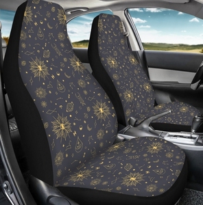 Frog Car Seat Covers Full Set - Includes Seat Covers, Steering Wheel Cover, Mats & More (13pcs)