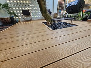 Pavimentazione Composita in Legno e Plastica Kejie, Decking <span class=keywords><strong>WOC</strong></span> Decorativo per Esterni con Goffratura 3D - Product Image 5
