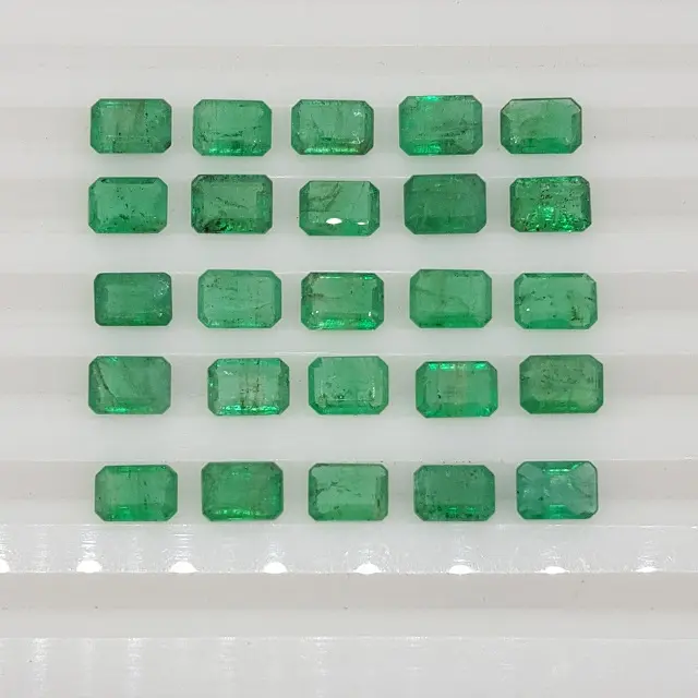 5X7 Emerald Octagon
