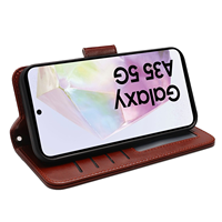 Couverture de livre à rabat pour Samsung Galaxy S25 S21 FE S22 S23 Ultra S24 Plus coque de téléphone en cuir d'agneau Funda