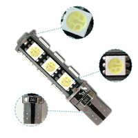 RCJ 12V 3W Metall Auto LED Innenbeleuchtung T10/W5W Canbus 13SMD 5050 Weiß Blau Rot Gelb Grün Universelle Passform Direkter Anschluss