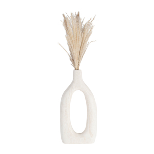 Vaso Decorativo in Legno di Paulownia Intagliato per Soggiorno, Ufficio, Camera da Letto, Vaso per Fiori Casual - Product Image 2