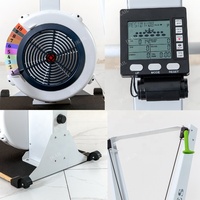 Máquina de remo y esquí comercial para fitness, remo de aire para interiores, máquina de esquí para ejercicio en gimnasio