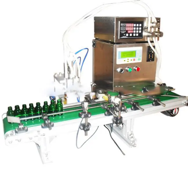 Nieuwe Aankomen Automatische Olie Doseren Machine/Vloeibare Bottelen Machine Met Transportband