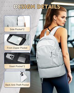 Mochila Ligera para Gimnasio con Compartimento para Zapatos y Bolsillo Impermeable para Hombres y Mujeres - Product Image 5