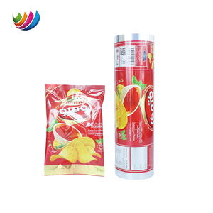 Pellicola in Rotolo Personalizzata in Plastica Laminata per Confezionamento di Biscotti, Snack Soffiati, Chips di Banana, Chips Fotografiche e Sacchetti per Snack - Product Image 3