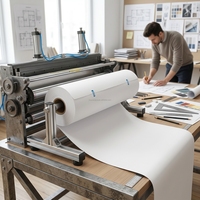 Rollo de Papel para Plotter de 80 g/m², Tamaños A0, A1, A2