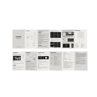 Manuel d'instructions de produit personnalisé livres d'impression offset livret d'impression double face utiliser des brochures manuelles