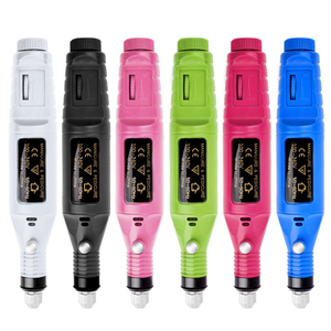 Portable Mini Electric Manicure <strong>Nail</strong> <strong>File</strong> Drill Pen Gun <strong>Machine</strong> With 6 Bits - Product Image 1