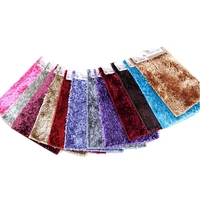 Textile de maison moderne, doux et magique, nettoyage de la poussière, tapis chenille en microfibre antidérapant fabriqué à la machine avec support en PVC
