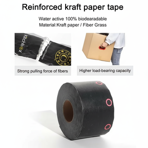 Ruban Adhésif D'Emballage en Papier Kraft Brun Biodégradable de Gros, Surface Inscriptible pour Fermeture de Cartons, Fabricant - Product Image 5